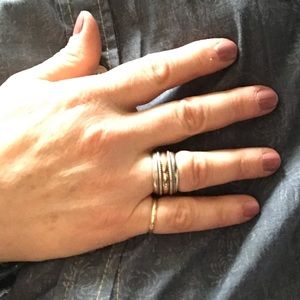 Jewelry - π₯π₯18K & Sterling Cable Band ON SALE NOWπ₯π₯ππ€© Jewelry - π₯π₯18K & Sterling Cable Band ON SALE NOWπ₯π₯ππ€©